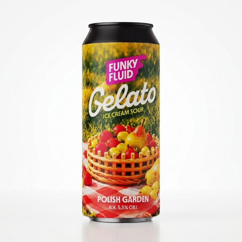 Gelato: Polish Garden - Funky Fluid Sour - Smoothie / Pastry 500ml - 2