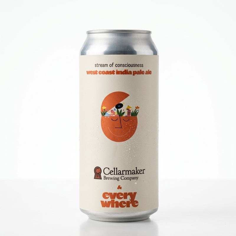 stream of consciousness (collab with Cellarmaker) - everywhere brewing IPA - American 473ml - 2