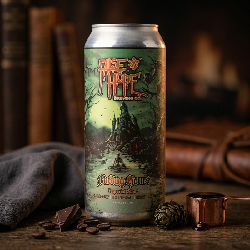 Fading Hours - False Hope Brewing Stout - Imperial / Double Pastry 473ml - 1