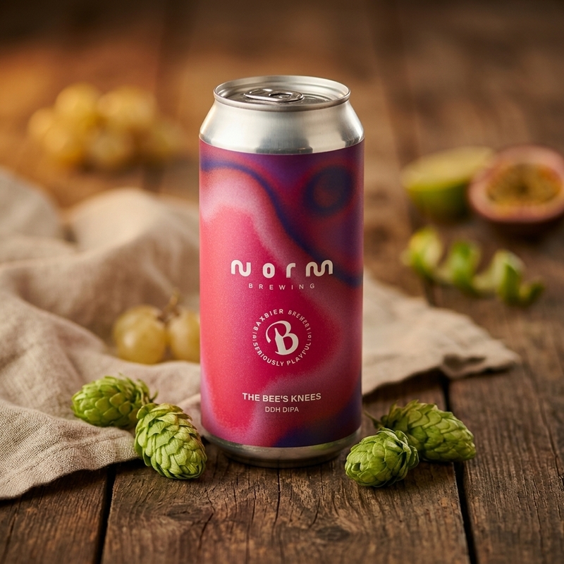 The Bee's Knees - Norm Brewing IPA - Imperial / Double New England / Hazy 440ml - 2