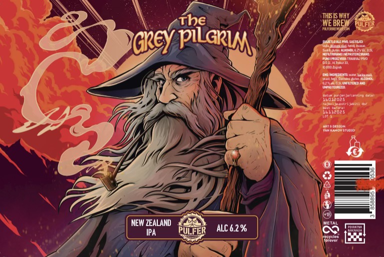 Grey Pilgrim - Pulfer Brewery IPA - New Zealand 500ml - 1