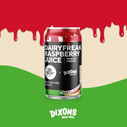 Dairyfreak Raspberry Juice - Magic Rock Brewing Porter - Other 330ml - 1