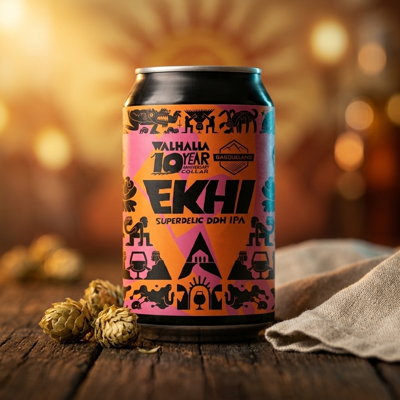 Ekhi (Collab w/ Basqueland Brewing) - WALHALLA Brouwerij IPA - New England / Hazy 330ml - 2