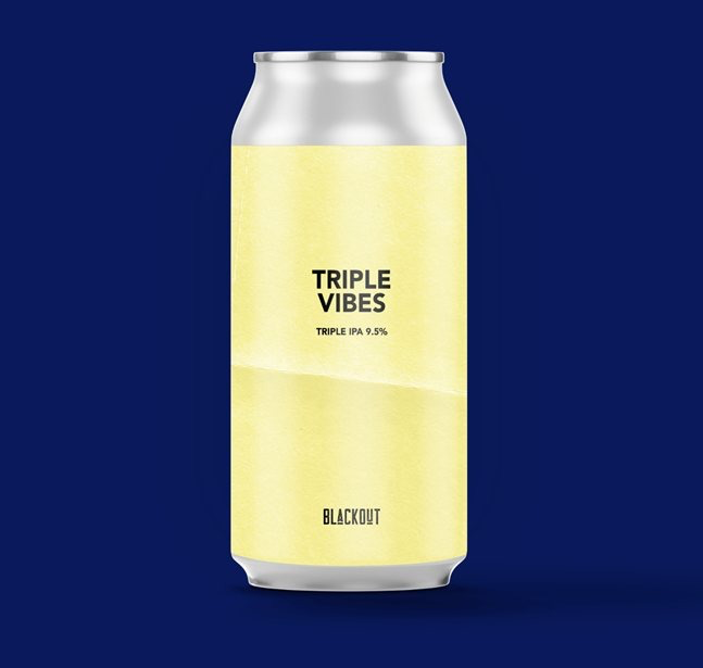 Triple Vibes - Blackout Brewing IPA - Triple New England / Hazy 440ml - 1
