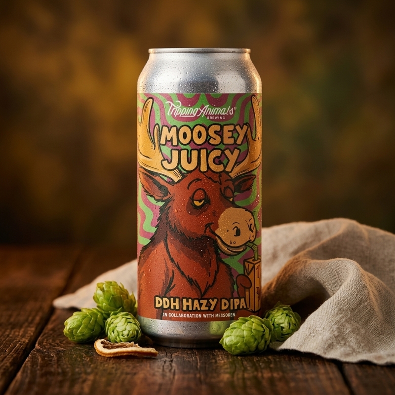 Moosey Juicy (Messorem Collab) - Tripping Animals Brewing Co. IPA - Imperial / Double 473ml - 1