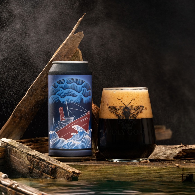 1895 Shipwreck Stout - Holy Goat Brewing Stout - Foreign / Export 440ml - 1