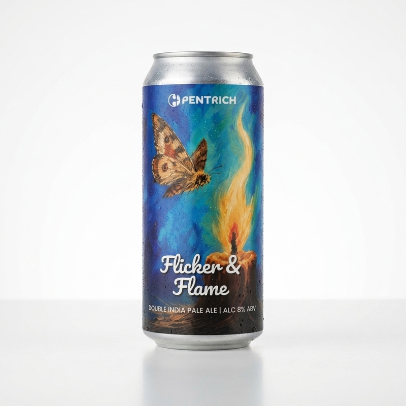Flicker & Flame - Pentrich Brewing Co. IPA - Imperial / Double New England / Hazy 440ml - 2