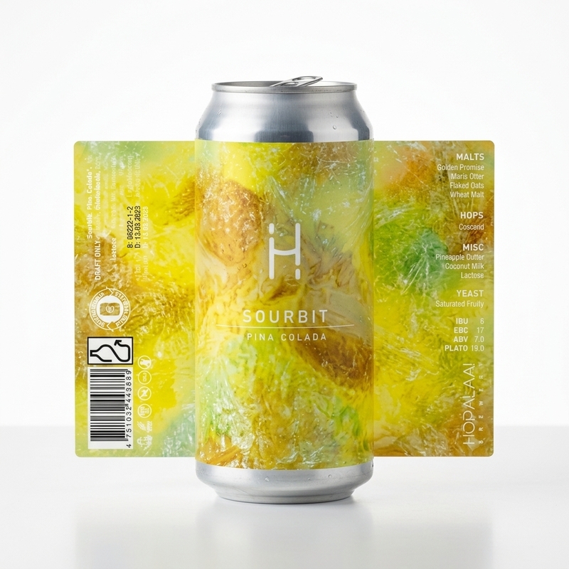 Sourbit : Pina Colada - Hopalaa Sour - Fruited 440ml - 1