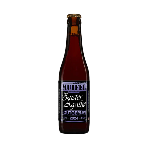 Zuster Agatha Houtgerijpt 2024 - Muifelbrouwerij Belgian Quadrupel 330ml - 1