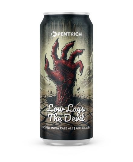 Low Lays The Devil - Pentrich Brewing Co. IPA - Imperial / Double New England / Hazy 440ml - 1