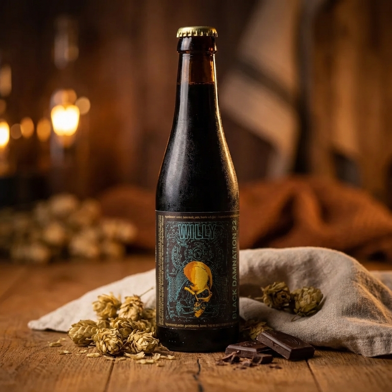 Black Albert - Black Damnation 22 - Aka Willy - Scottish Clynelish Whisky Barrel Aged - Vintage 2023 - De Struise Brouwers Stout - Russian Imperial 330ml - 1