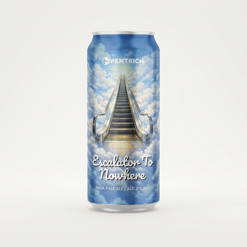 Escalator To Nowhere - Pentrich Brewing Co. IPA - New England / Hazy 440ml - 1