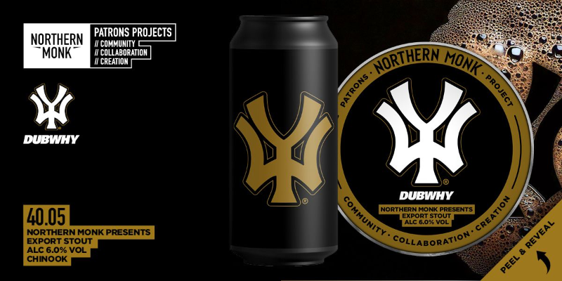 Patrons Project 40.05// Dubwhy: NM Presents - Northern Monk Stout - Foreign / Export 440ml - 1