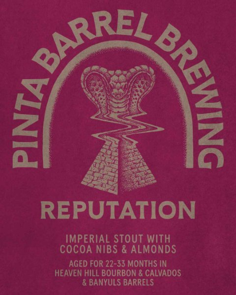 Reputation 2025 - PINTA Stout - Imperial / Double 330ml - 1