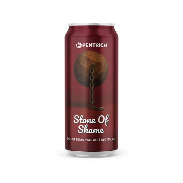 Stone Of Shame - Pentrich Brewing Co. IPA - Imperial / Double New England / Hazy 440ml - 1