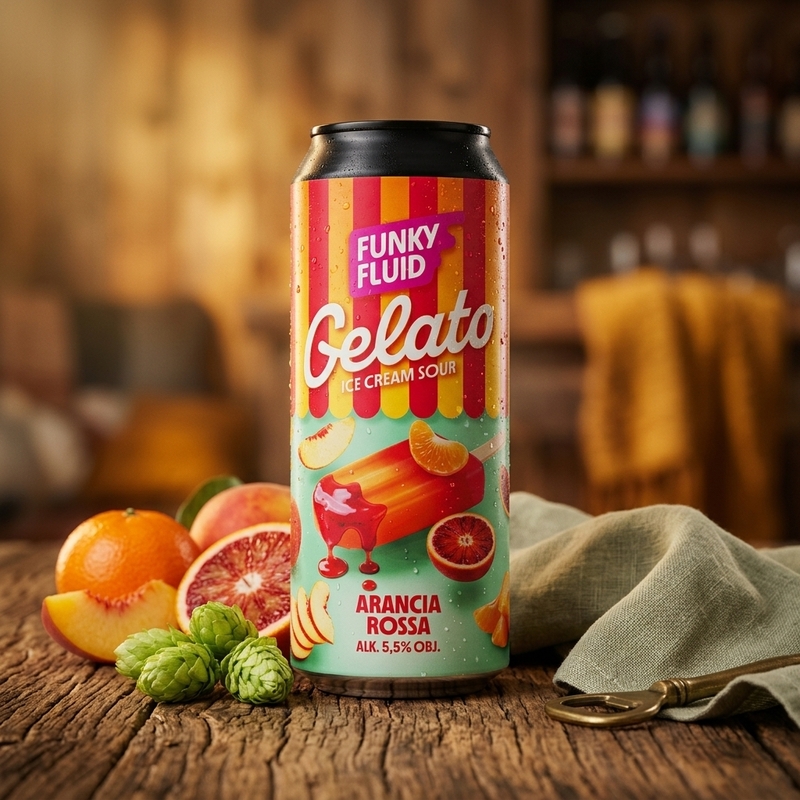Gelato: Arancia Rossa - Funky Fluid Sour - Smoothie / Pastry 500ml - 2