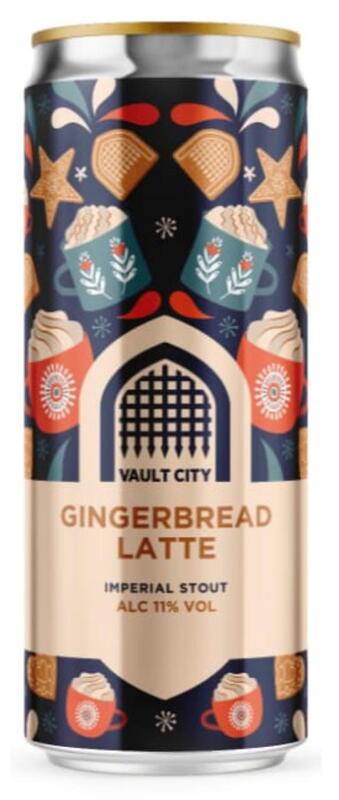 Gingerbread Latte - Vault City Brewing Stout - Imperial / Double Pastry 330ml - 1