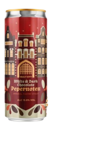 White & Dark Chocolate Pepernoten Stout - Vault City Brewing Stout - Imperial / Double Pastry 330ml - 1