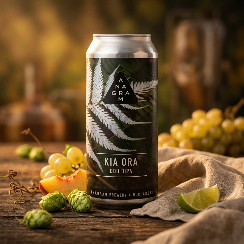 Kia Ora - Anagram Brewery IPA - Imperial / Double New England / Hazy 440ml - 2