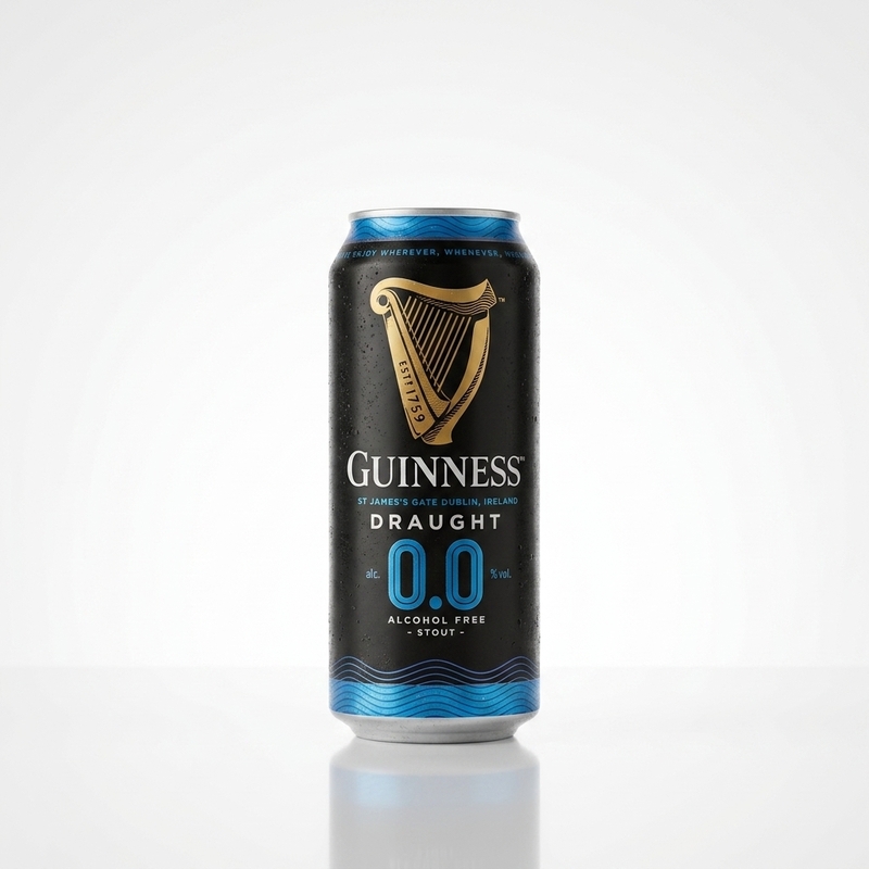 Guinness Draught Stout 0.0 - Guinness Non-Alcoholic Beer - Porter / Stout 440ml - 2