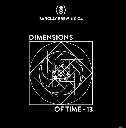 Dimensions Of Time - 13 - Barclay Brewing Co. Stout - Imperial / Double 500ml - 1