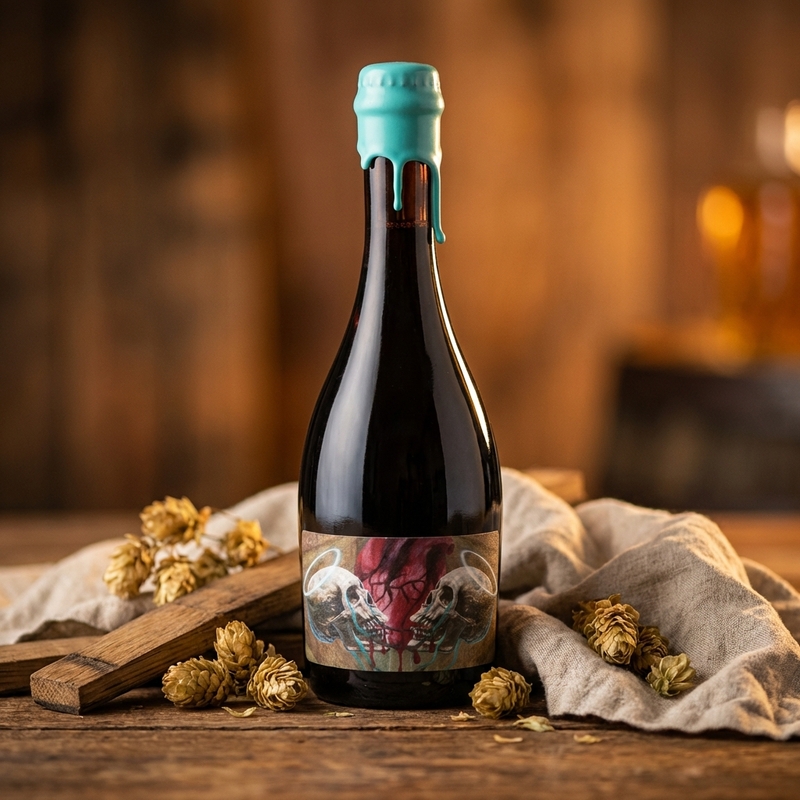 À L'ombre De L'Ange - Brasserie Sir John Brewing Co. Belgian Strong Dark Ale 375ml - 1