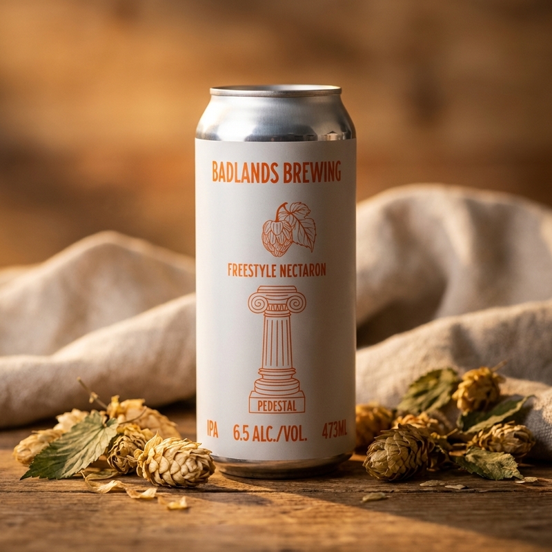 Pedestal Freestyle Nectaron - Badlands IPA - New Zealand 473ml - 2