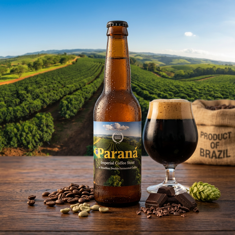 Paraná - Brouwerij Halve Tamme Stout - Imperial / Double Coffee 375ml - 1