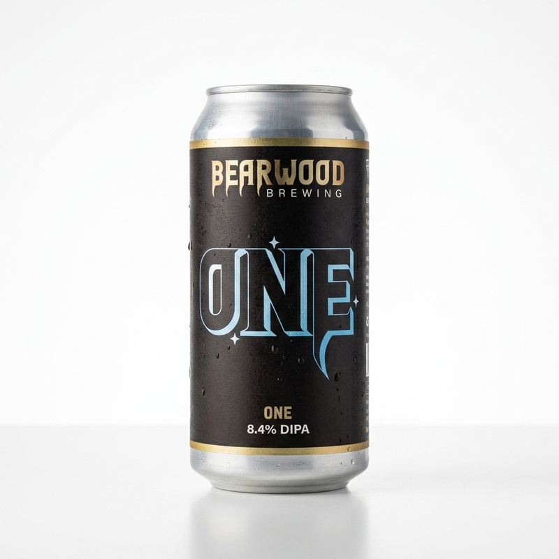 One : Azvex - Bearwood Brewing IPA - Imperial / Double New England / Hazy 440ml - 2