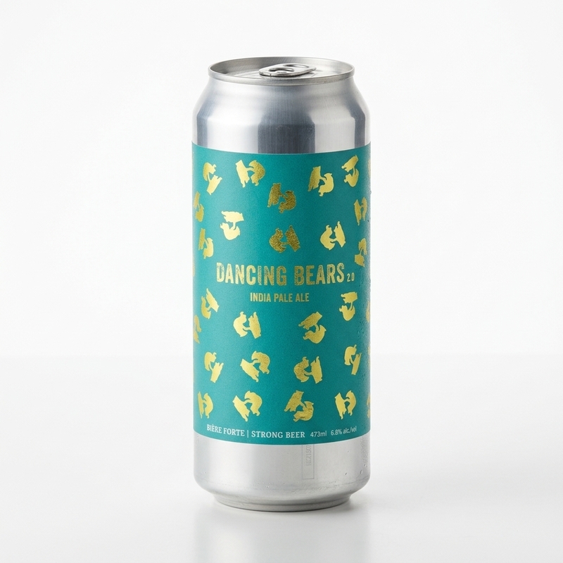 Dancing Bears 2.0 (collab with Boréale) - Brasserie Sir John Brewing Co. IPA - New England / Hazy 473ml - 2