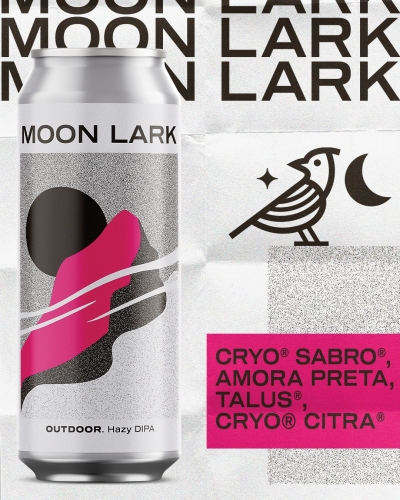 Outdoor. - Moon Lark Brewery IPA - Imperial / Double New England / Hazy 500ml - 1