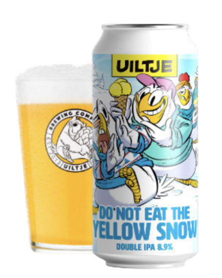 Do not eat the yellow snow - Uiltje Brewing Company IPA - Imperial / Double 440ml - 1