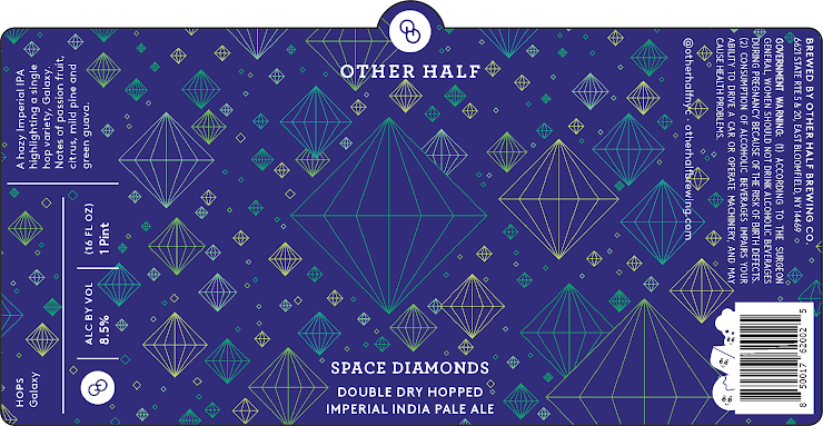 Space Diamonds - Other Half Brewing Co. IPA - Imperial / Double 440ml - 1