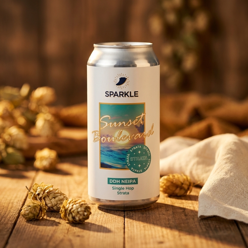 Sunset Boulevard DDH Strata - Sparkle ✨ IPA - New England / Hazy 440ml - 1