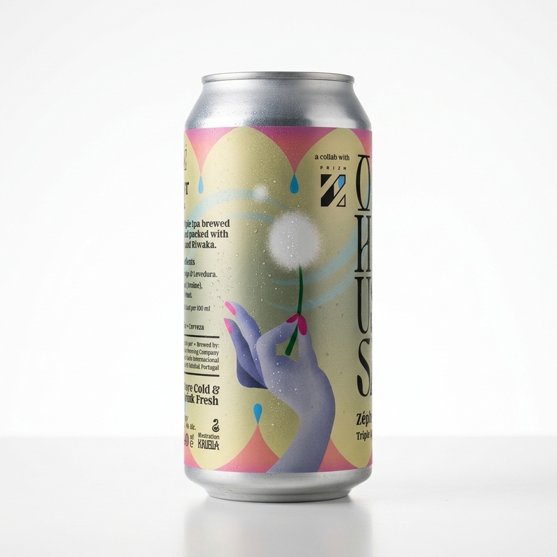 Zéphyr (Prizm collab) - Ophiussa Brewing Co. IPA - Triple New England / Hazy 440ml - 1