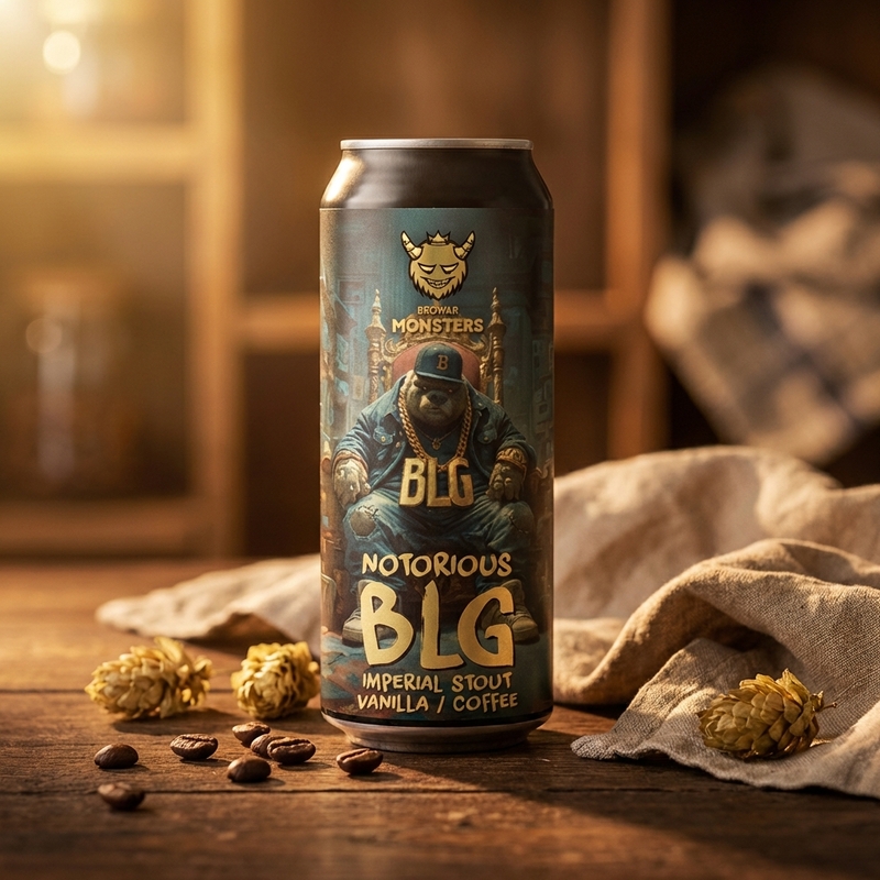 Notorious BLG - Browar Monsters Stout - Imperial / Double 500ml - 2