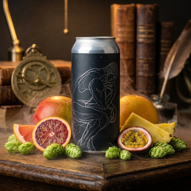 Strange Philosophies 109 - Mortalis Brewing Company IPA - Imperial / Double New England / Hazy 473ml - 1