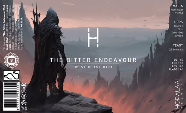 The Bitter Endeavour - Hopalaa IPA - Imperial / Double 440ml - 1
