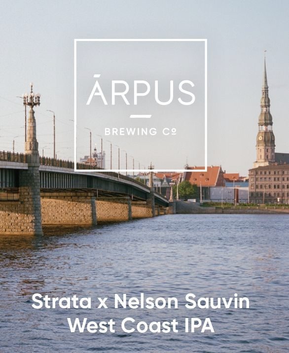 Strata x Nelson Sauvin West Coast IPA - Ārpus Brewing Co. IPA - American 440ml - 1