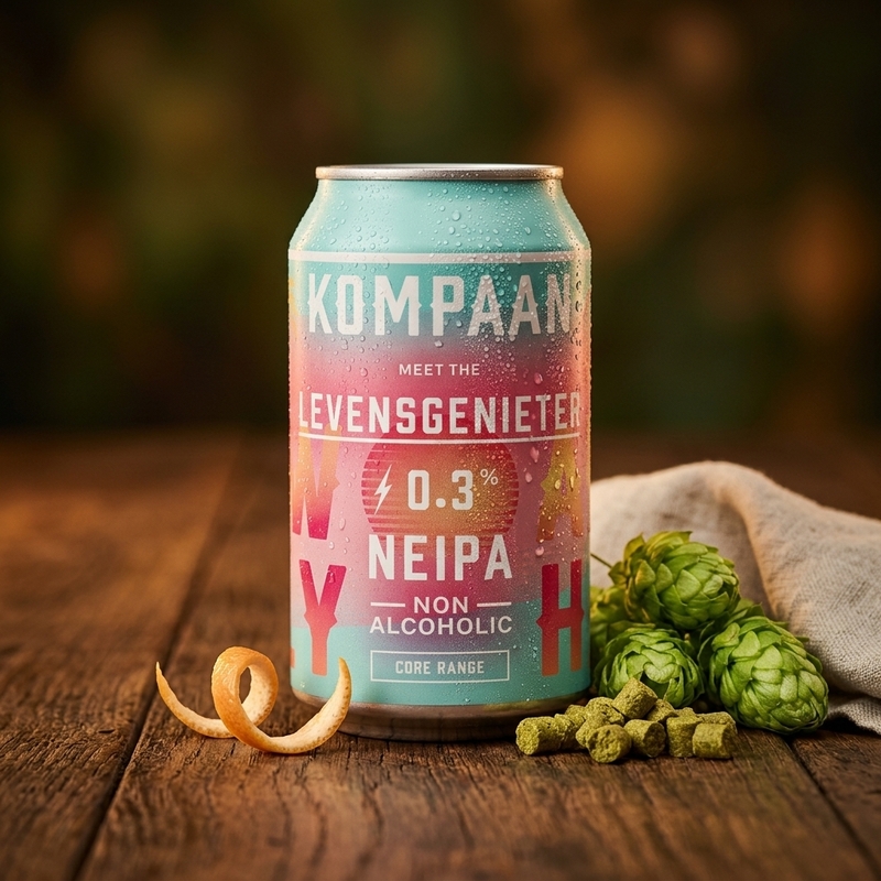 Levensgenieter - Kompaan Non-Alcoholic Beer - IPA 330ml - 1