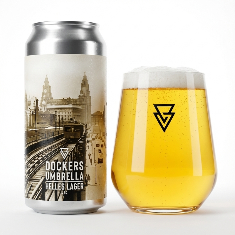 Dockers Umbrella - Azvex Brewing Company Lager - Helles 440ml - 1