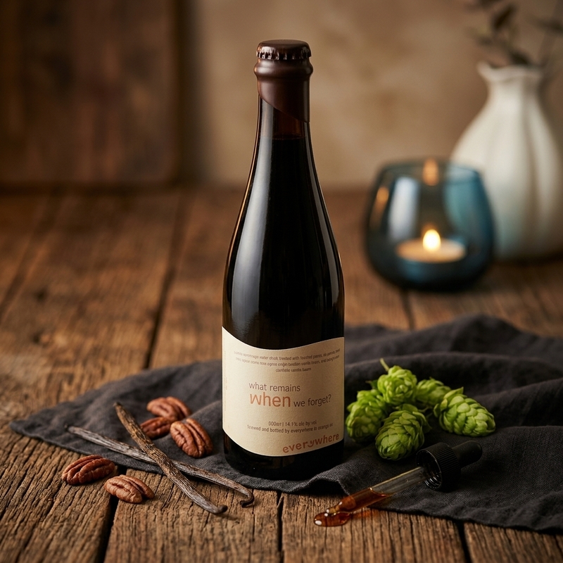 what remains WHEN WE forget? - everywhere brewing Stout - Imperial / Double Pastry 500ml - 1