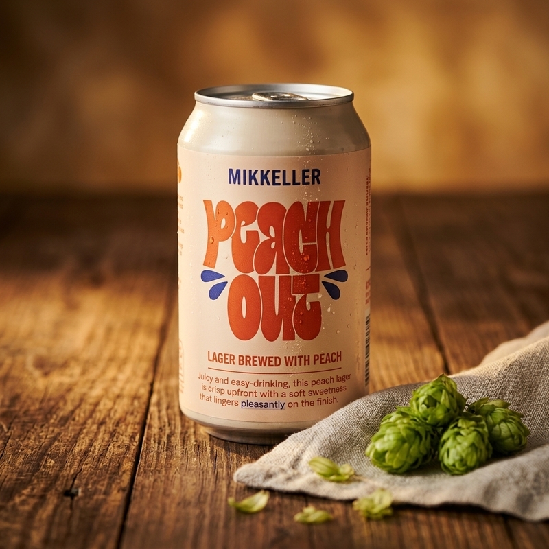 Peach Out - Mikkeller Lager - Pale 330ml - 2