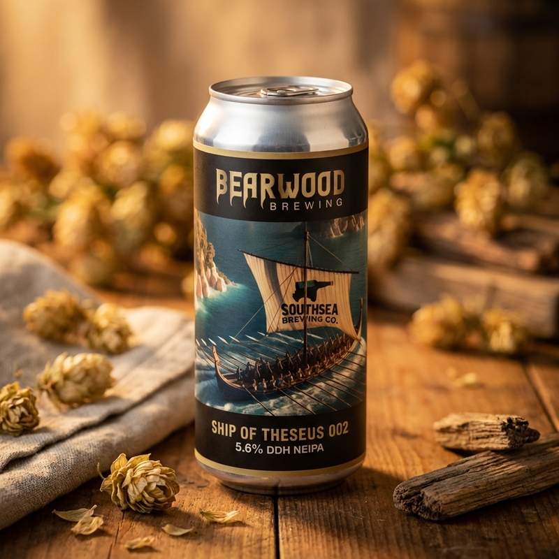 Ship Of Theseus 002 - Bearwood Brewing IPA - New England / Hazy 440ml - 2