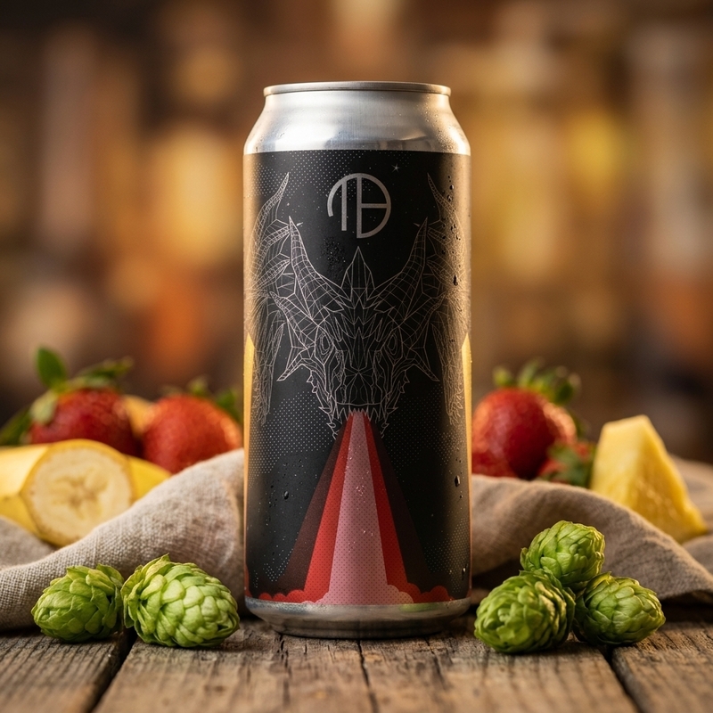 Hydra | Banana + Strawberry + Pineapple - Mortalis Brewing Company Sour - Fruited 473ml - 1
