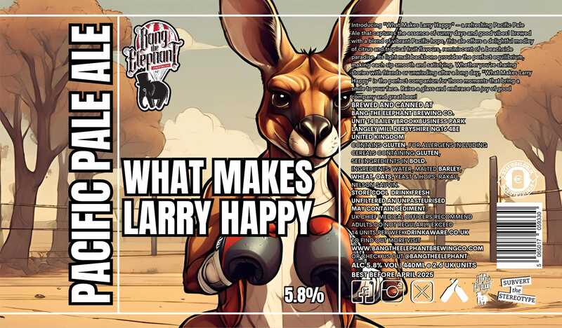 What Makes Larry Happy - Bang The Elephant Brewing Co Pale Ale - New Zealand 440ml - 1