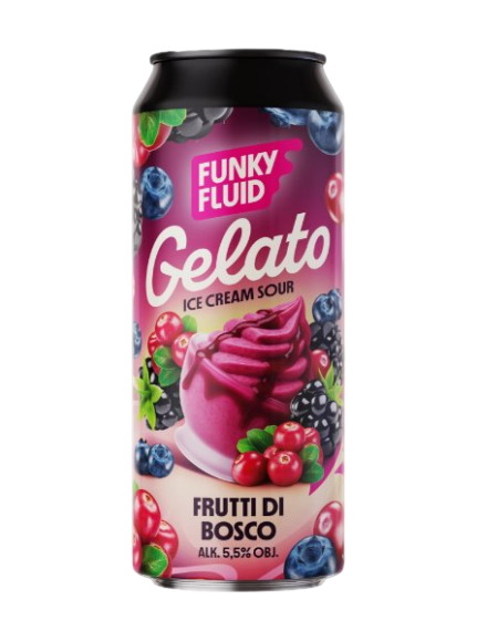 Gelato: Frutti di Bosco - Funky Fluid Sour - Smoothie / Pastry 500ml - 1