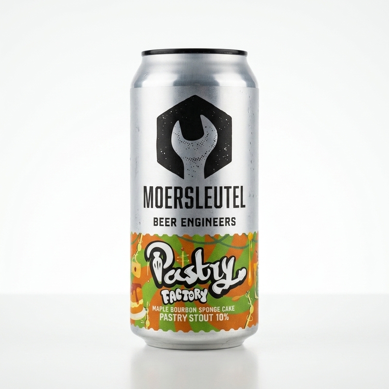 Pastry Factory: Maple Bourbon Sponge Cake - Moersleutel Craft Brewery Stout - Imperial / Double Pastry 440ml - 2