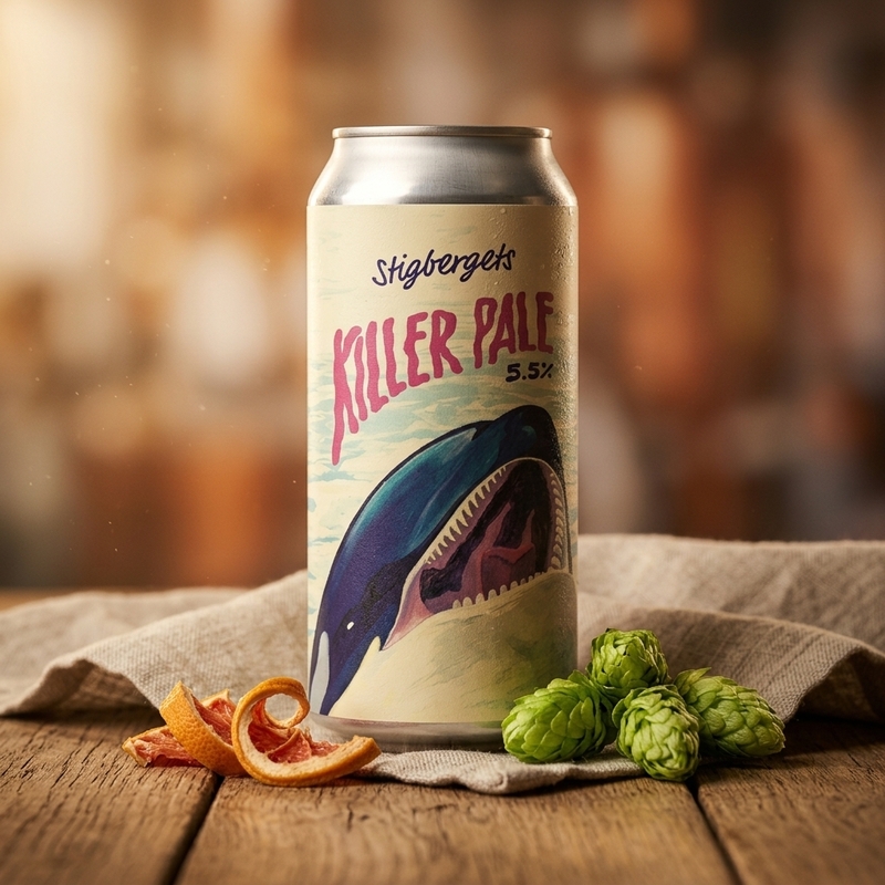 Killer Pale - Stigbergets Bryggeri Pale Ale - New England / Hazy 440ml - 2