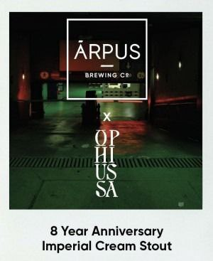 8 Year Anniversary Imperial Cream Stout (Ophiussa collab) - Ārpus Brewing Co. Stout - Imperial / Double 440ml - 1